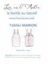 Patron tablier Marion