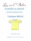 Patron tunique Milla