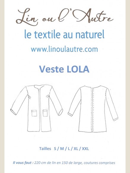 Patron veste Lola