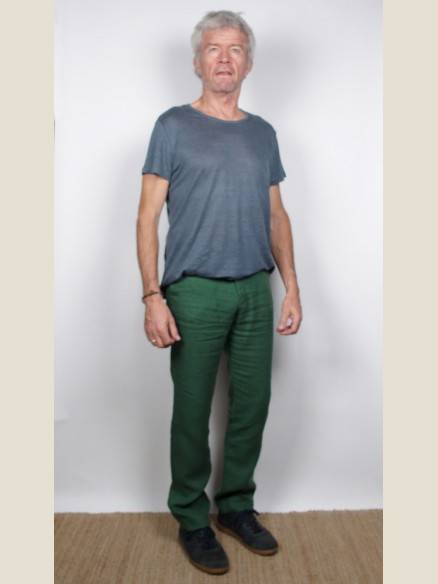 Pantalon Homme en Lin