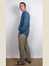 Chemise Col Mao Manches Longues