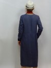 Robe en lin Caroline couleur navy