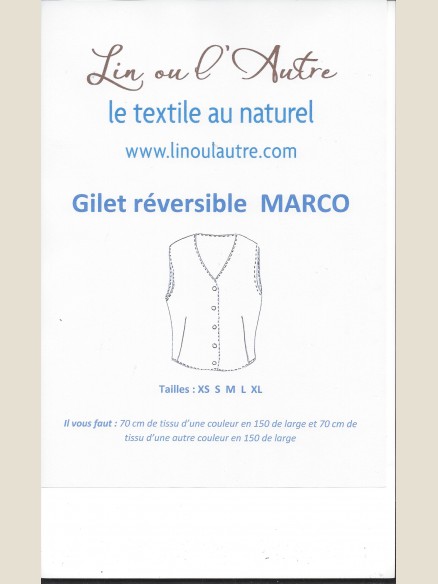 Patron gilet Marco