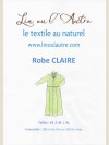 Patron Robe Claire