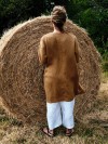 Veste Lola en lin TABAC