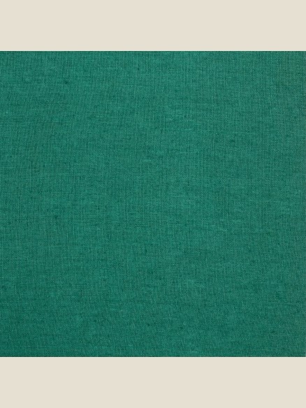 Lin lavé vert paon