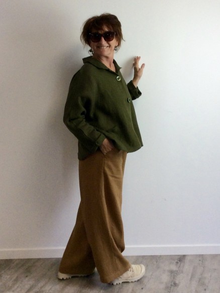 Patron Pantalon large en Lin LAURA