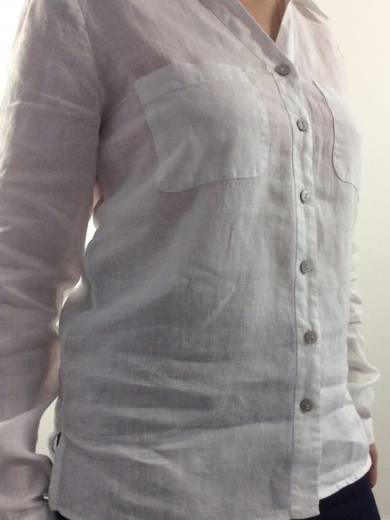 CHEMISIER CAROLE BLANC