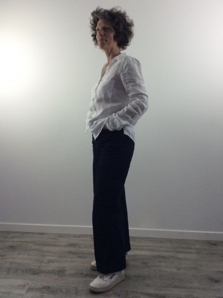 CHEMISIER CAROLE BLANC