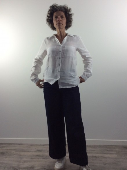 CHEMISIER CAROLE BLANC