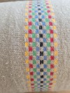 Lin pour Torchon Naturel à rayures Multicolores