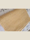 Serviette de bain en lin nid d'abeille Moutarde 100x150 cm