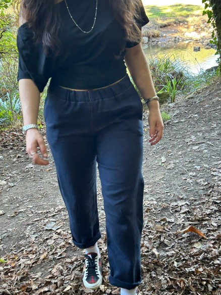 Pantalon en lin Vero