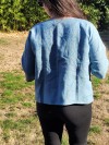 Veste en lin Lilas