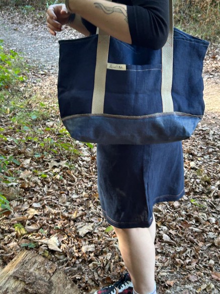 Sac cabas en lin Adéle