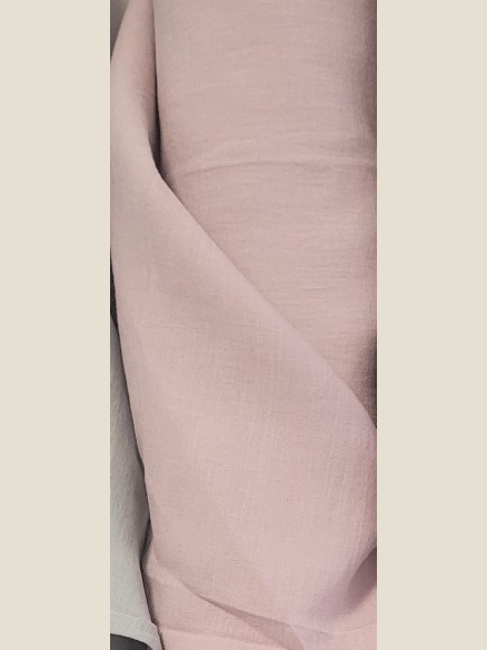 Lin Lavé Fin Grande largeur Rose Silver