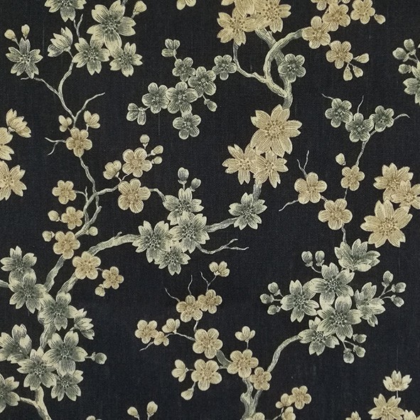 fleur japonaise bleu