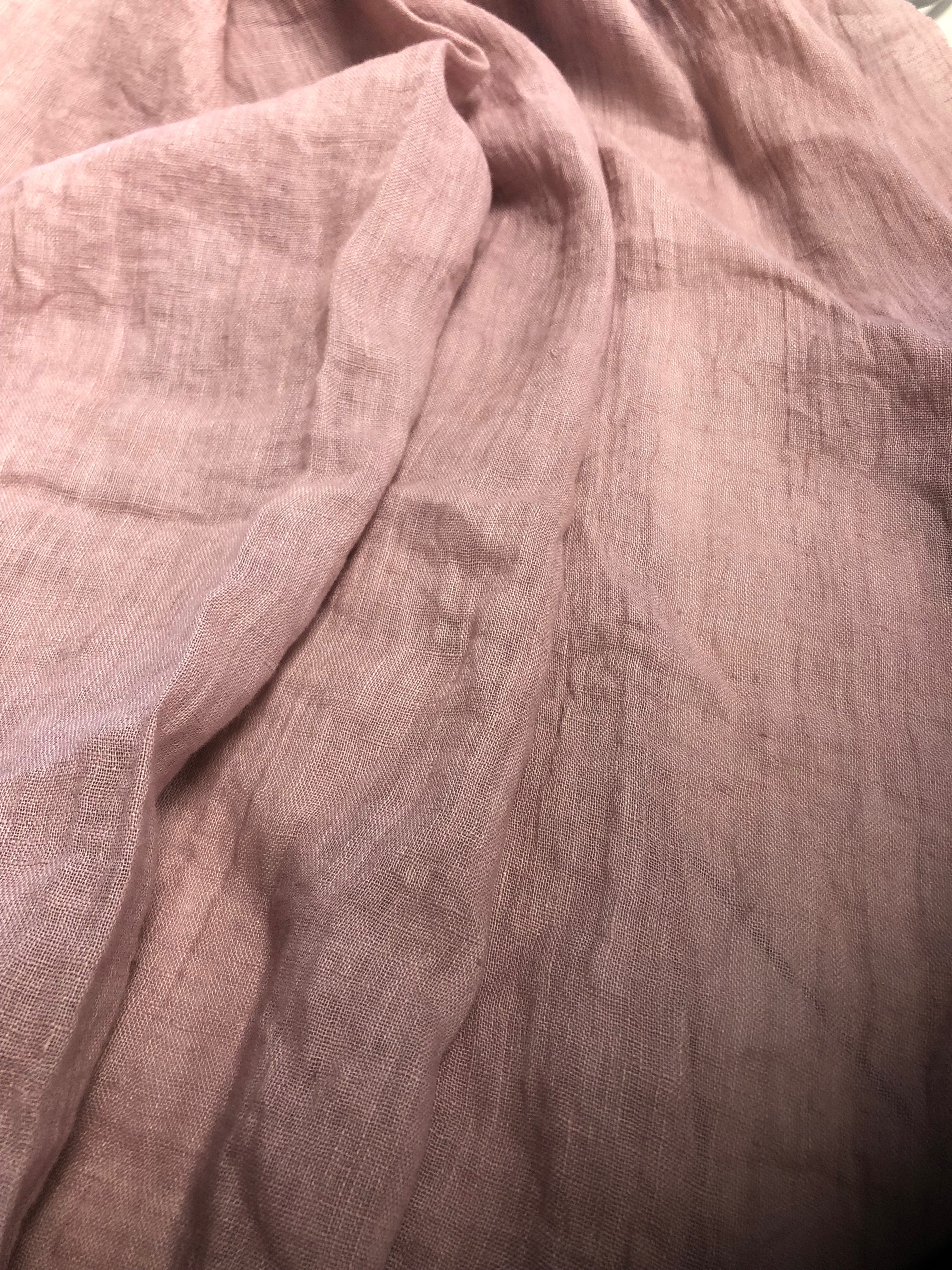 Gaze rose poudré